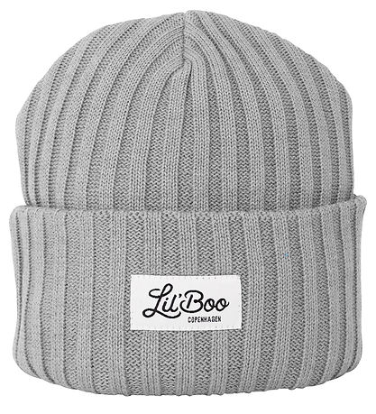 Lil'Boo Copenhagen Mütze - Strick - Wolle - Light Grey Melange