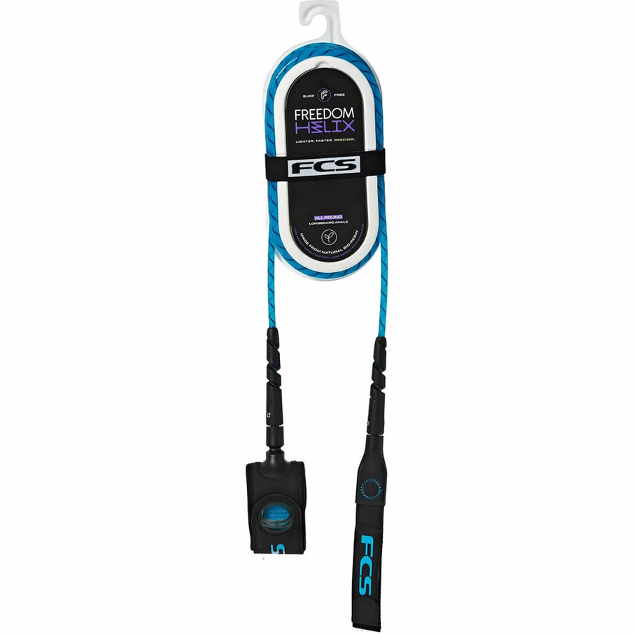 FCS Freedom HELIX leash 6'0 - Comp Natural / Black