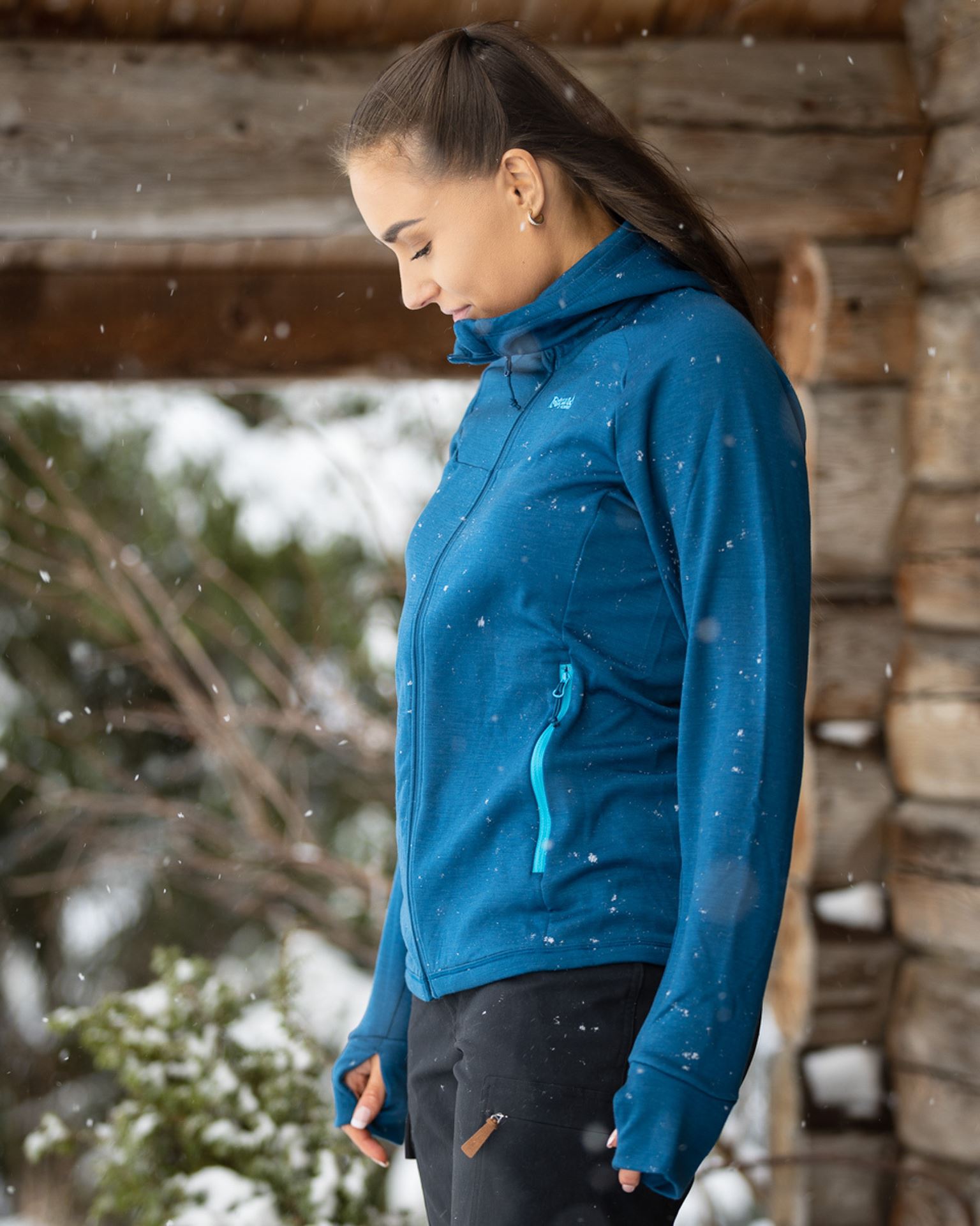 Cecilie Wool Hood Jacket