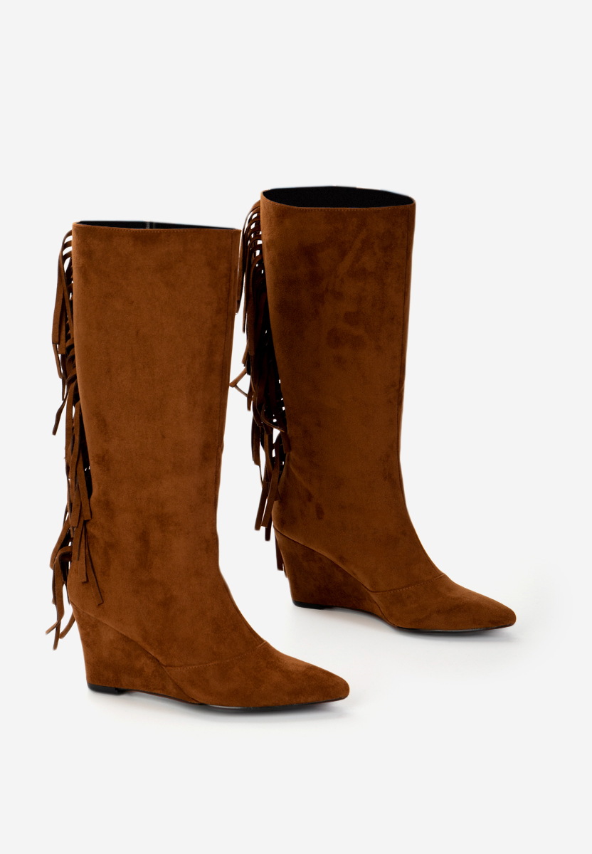 Bottes cowboy femme chameau Milania