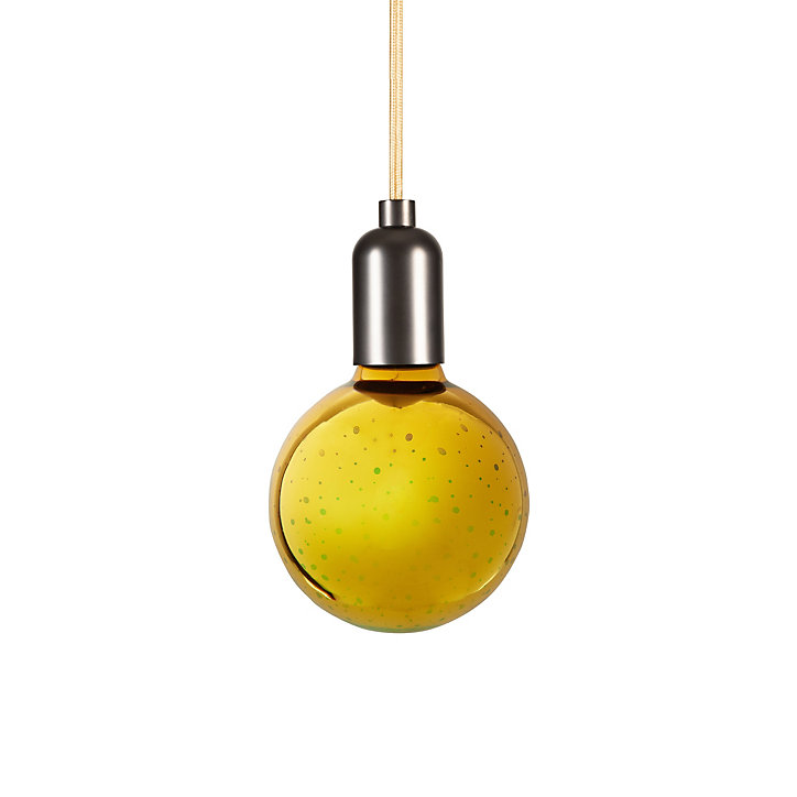 Ampoule LED linéaire Globe E27 20lm 4W blanc chaud ⌀9,5cm jaune