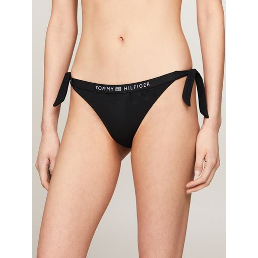 Tommy Hilfiger Side Tie Bikinitrusser, Black, M