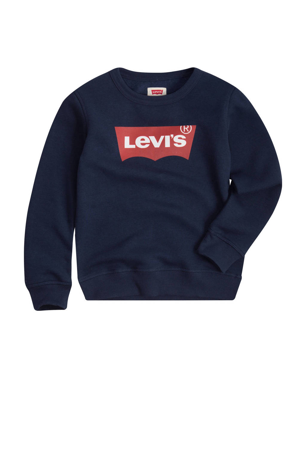 Levi's sweater Batwing met logo donkerblauw