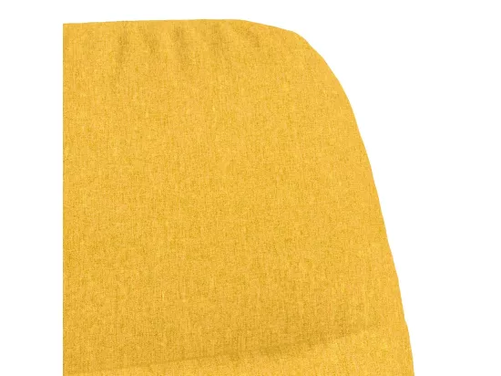Chaise à bascule Jaune moutarde Tissu
