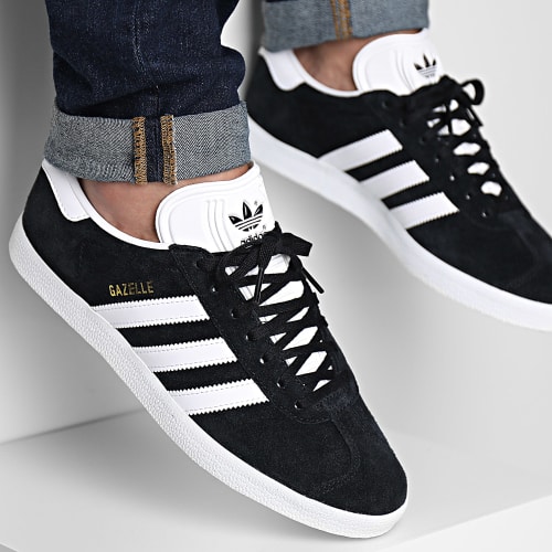Baskets Gazelle BB5476 Core Black White Gold Metallic