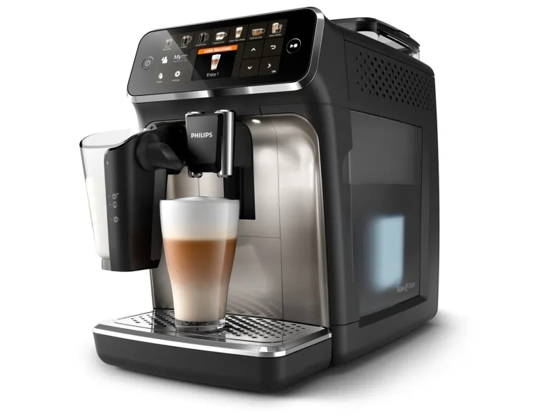 [OUTLET] - Philips 5400 series EP5447 - Automatisk kaffemaskine med mælkeskummer - 15 bar - sort