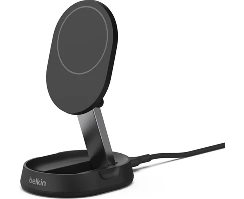 Belkin Qi2 15W Wireless Charging Folding Magnetic Stand, Black