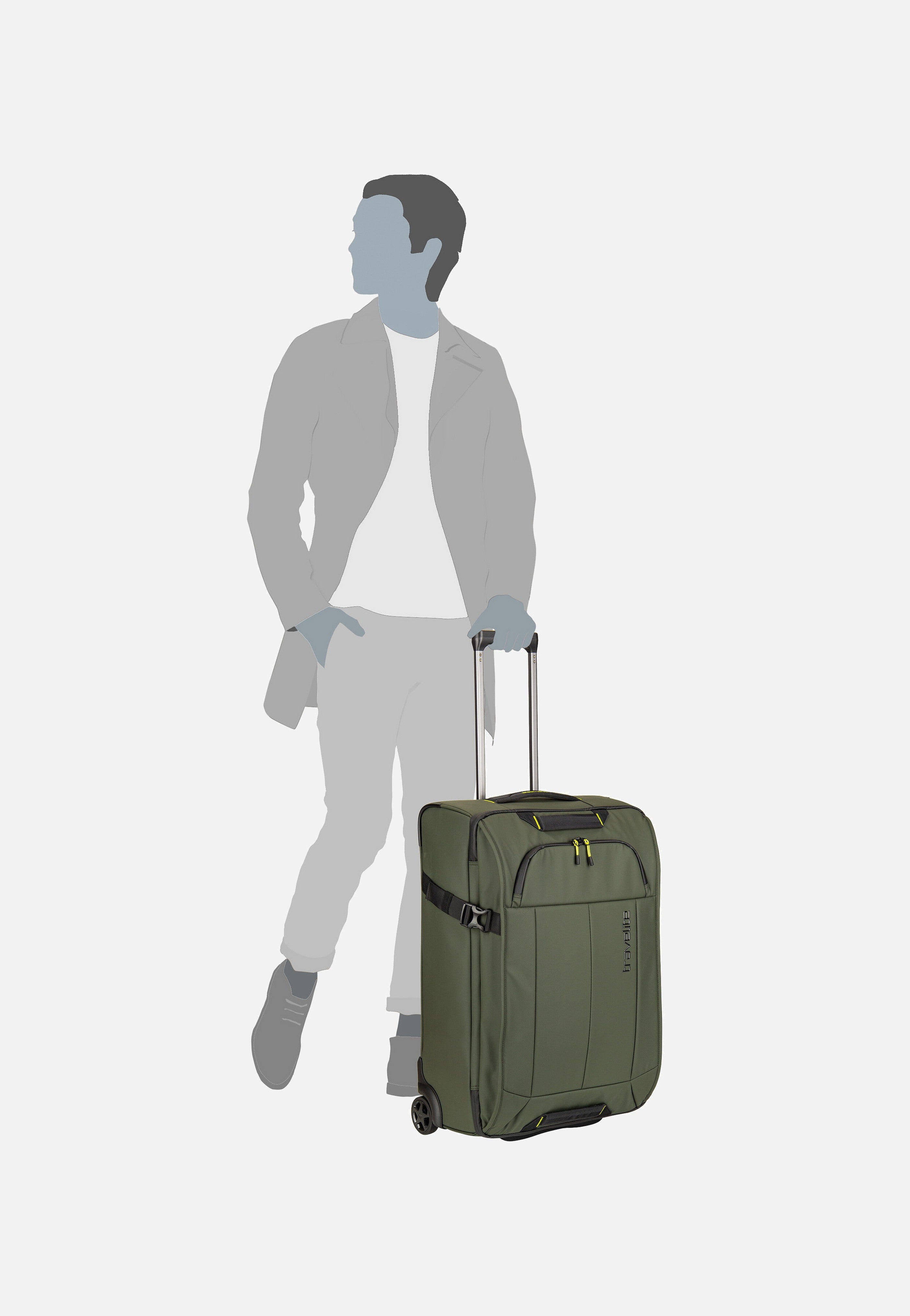 Briize Wheeled Duffle M Khaki - Koffer