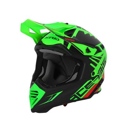 Casque cross Acerbis X-TRACK VTR ECE 2206 2023 - Vert / Noir