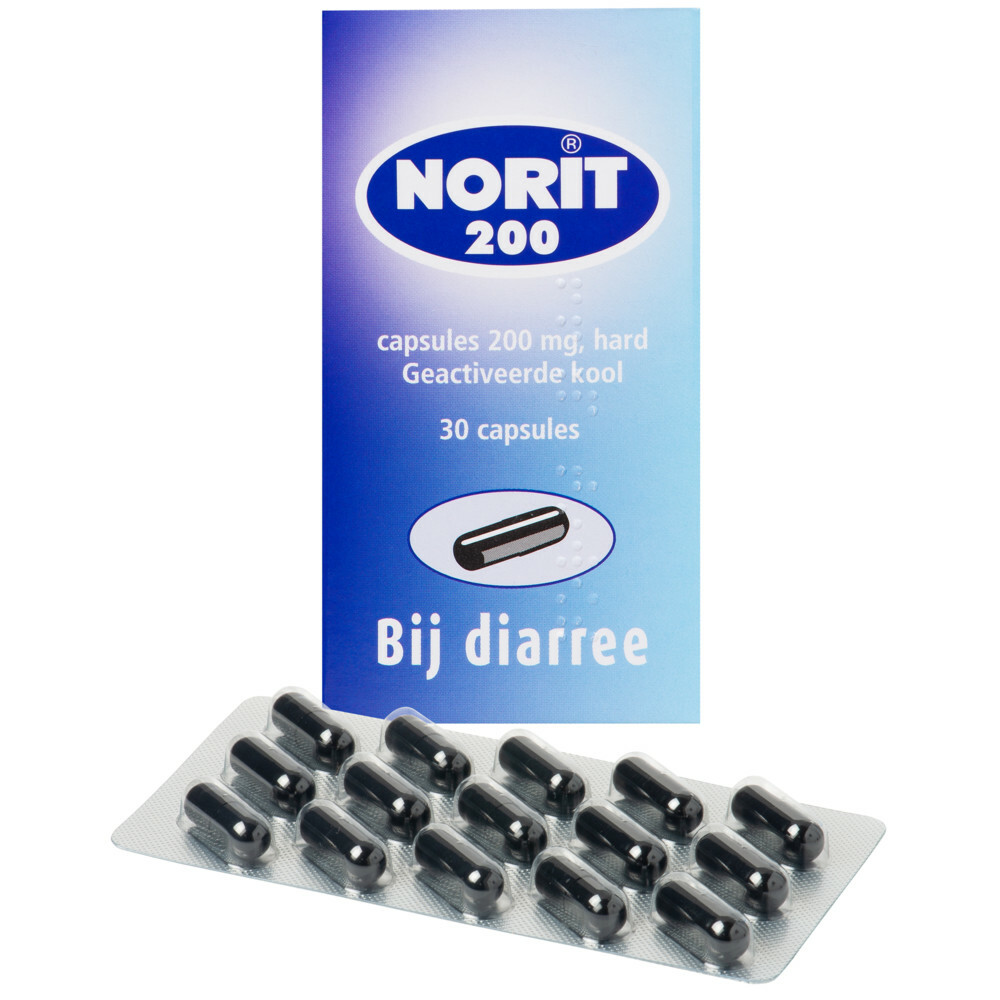 Norit Capsules 200 mg30 stuks