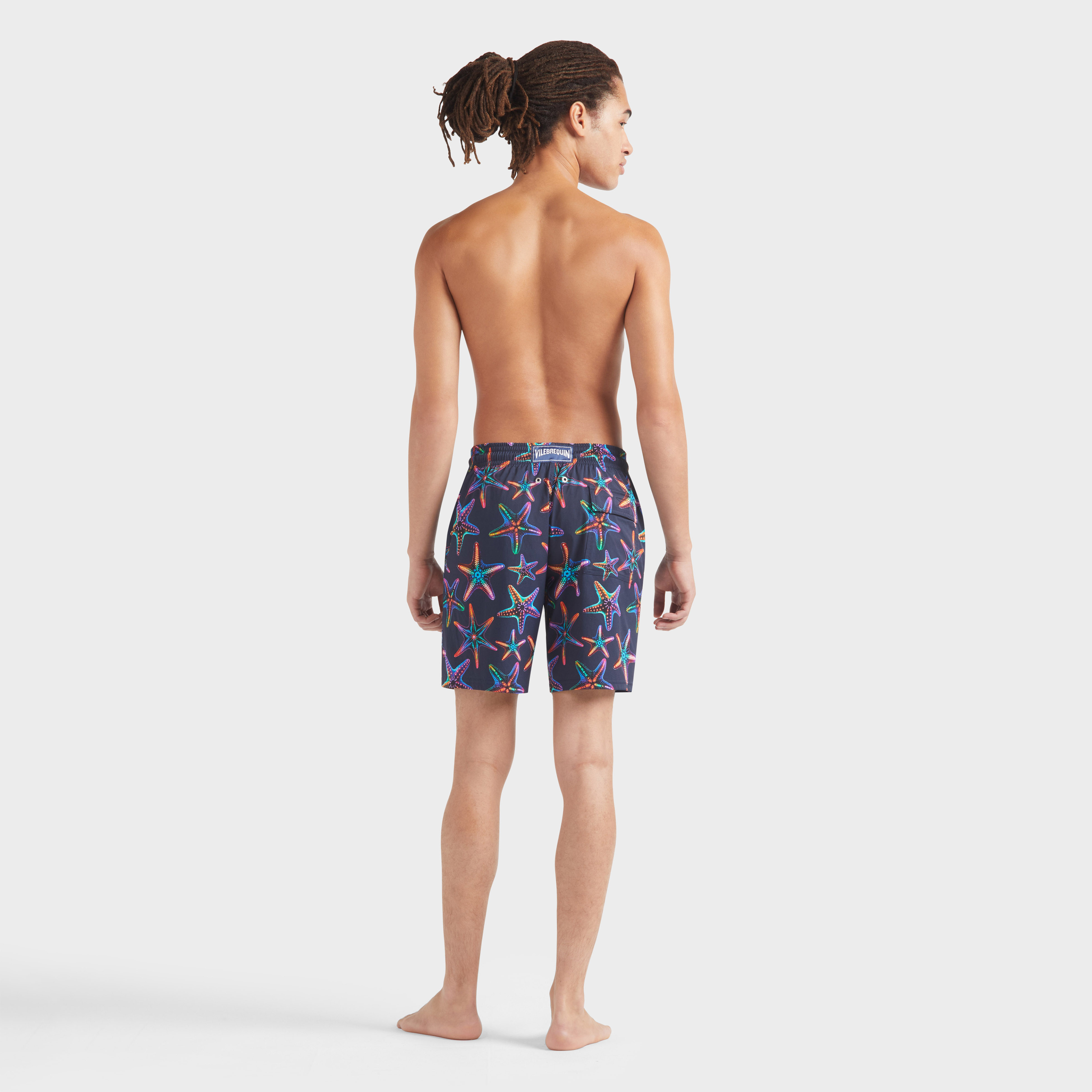 Maillot de bain long stretch homme Disco Stars