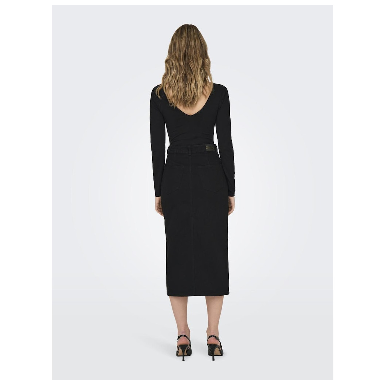 Only ONLSIRI FRONT SLIT SKIRT DNM G