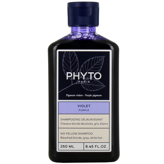 Phyto Violet shampooing déjaunissant - Cheveux blonds décolorés