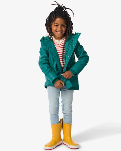 veste enfant à capuche vert