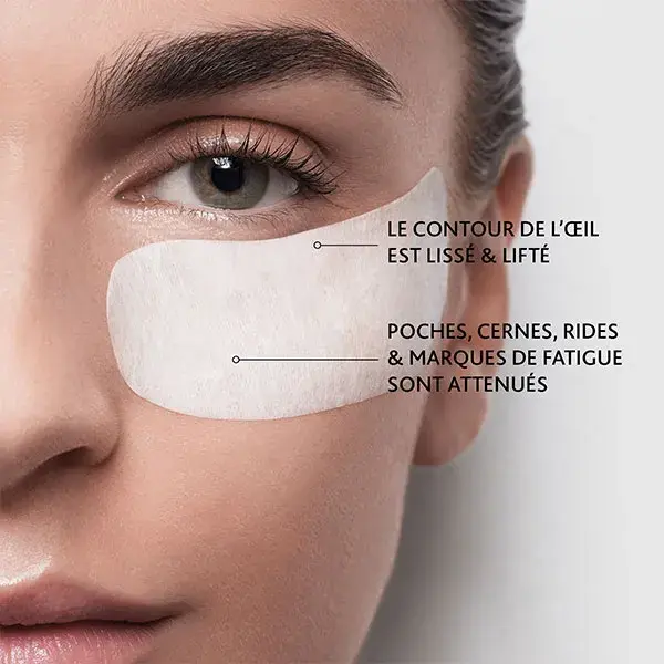 Adesivos Esthederm Lift & Repair para contorno dos olhos, 10 unidades (2 adesivos).