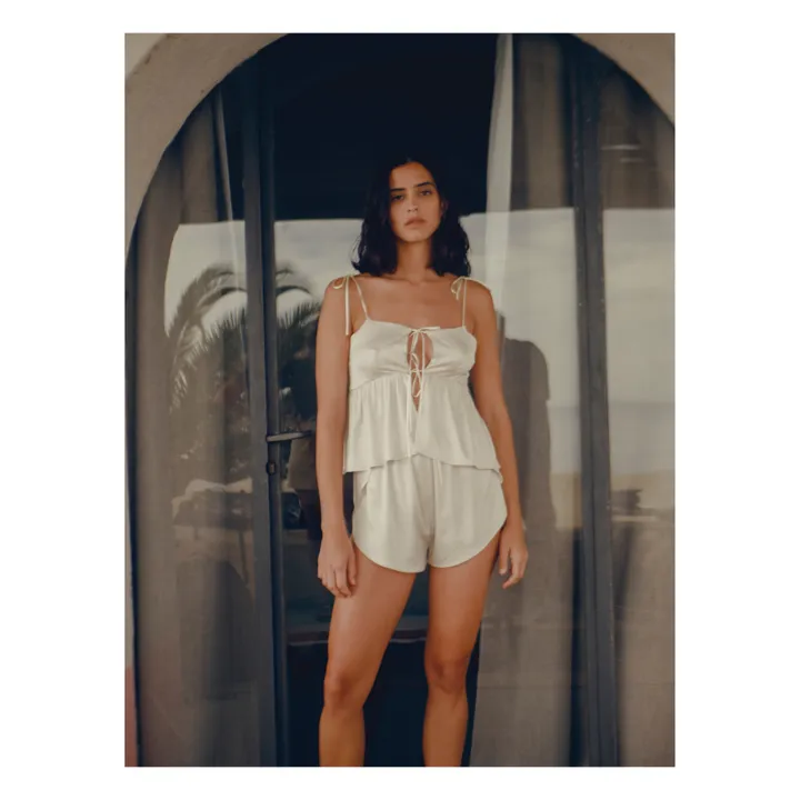 Icone Top Romy Satin | Sable