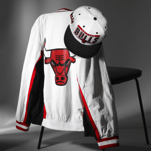 Veste NBA Authentic Chicago Bulls Blanc