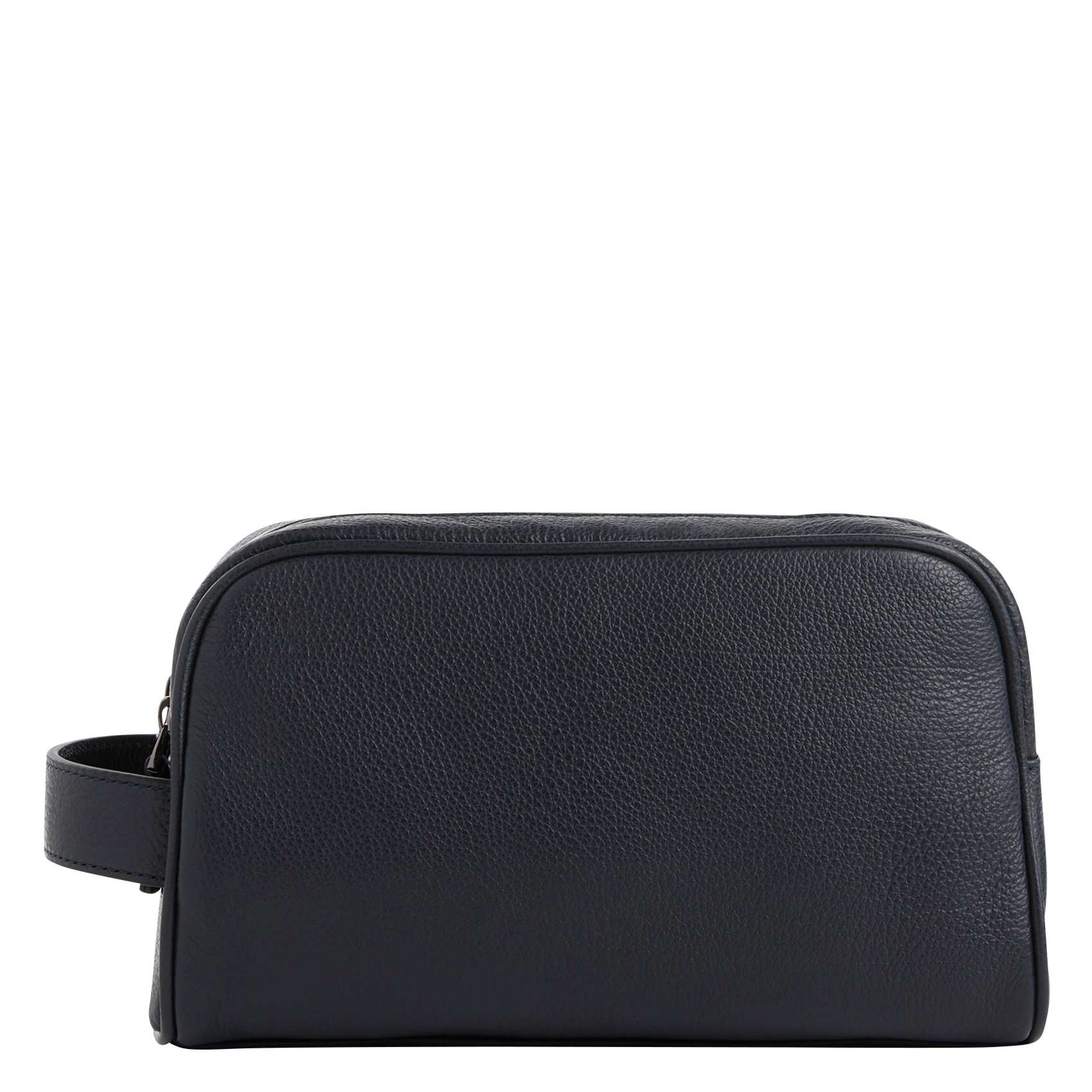 Trousse de toilette en cuir | Bleu