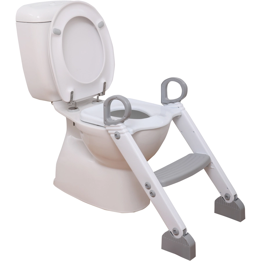 Dreambaby® Toilettentrainer mit Leiter in grauweiß