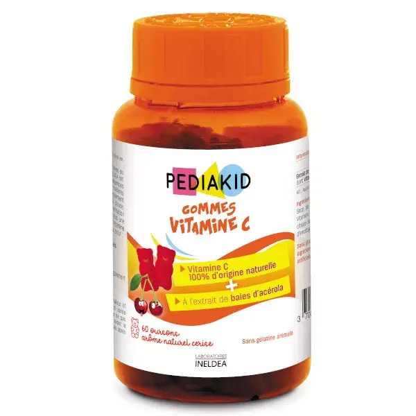 Pediakid Vitamina C em Gomas - 60 unidades
