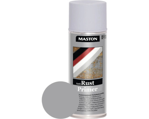 Maston spuitverfprimer, roestverwijderaar, roestbescherming, grijs, 400 ml