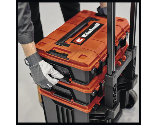 Einhell E-Case L systeemkoffer met wielen, 400 x 675 x 450 mm