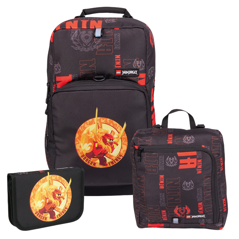 LEGO Bags<br>Skoletaskesæt Optimo Dragon