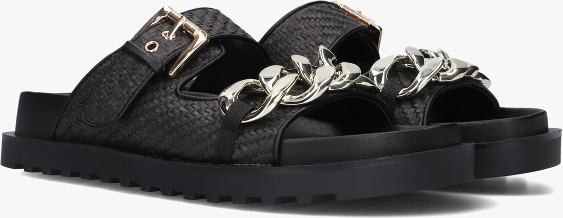 GUESS zwarte guess slippers fateman
