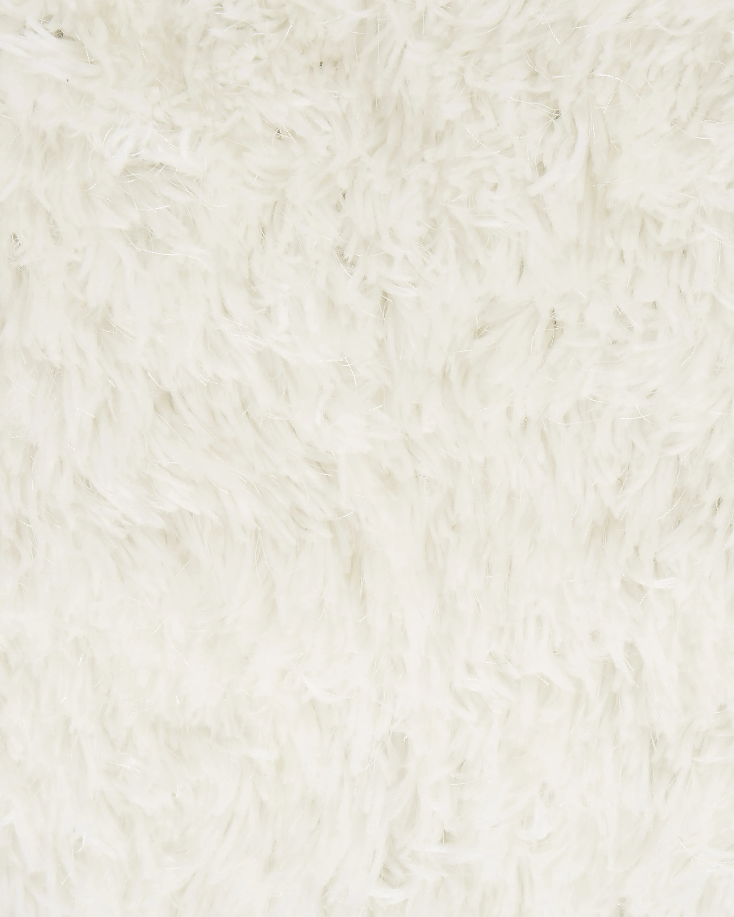 Hoogpoligvloerkleed CIDE Wit 80 x 150 cm