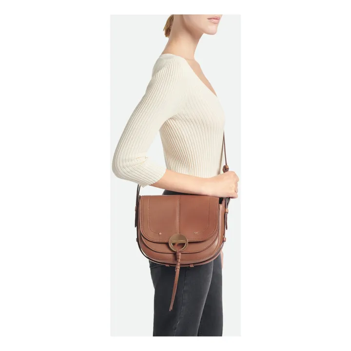 Vanessa Bruno Sac Double Rabat Othilia Cuir Nappa | Havane