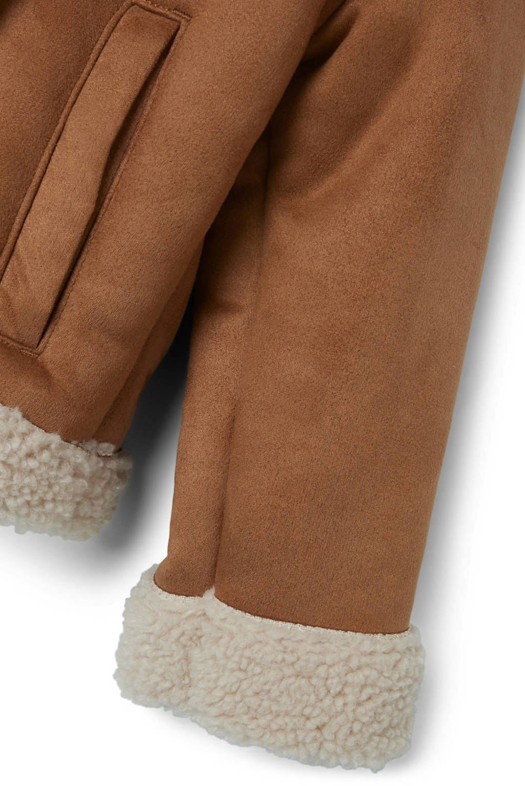 LIL' ATELIER jas NMNNOLO bruin/beige