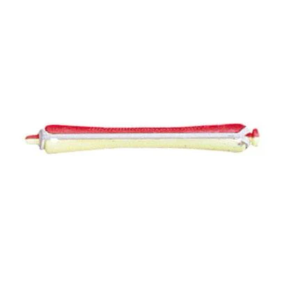 Bigoudis permanente jaune/rouge