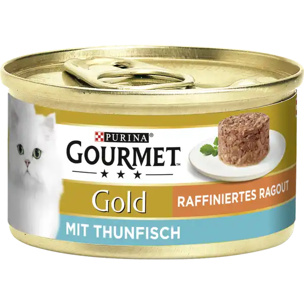 Gold raffiniertes Ragout mit Thunfisch