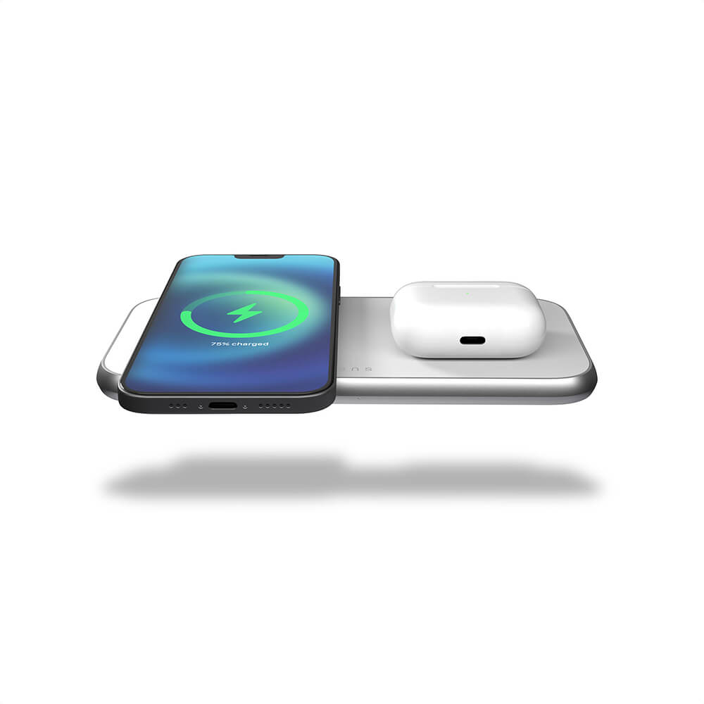3in1 (45W) Multifunktions MFi Qi Wireless Charging Ladegerät Apple Watch / Smartphone / AirPods (ZEDC16W/00) - Weiss