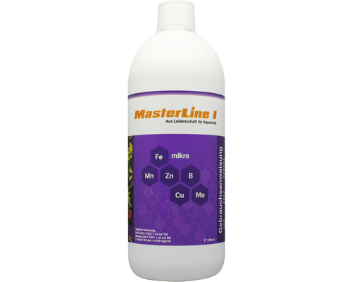 MasterLine I Aquariumplantenmeststof 1000 ml Micronutriëntencombinatiemeststof