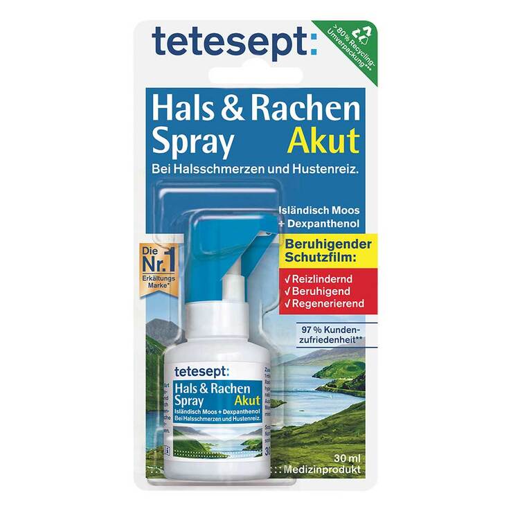 Tetesept Hals + Rachen Spray, 30 ml