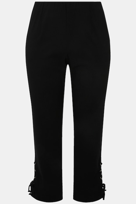 Bengalin-Hose, Slim Fit, Schnürung am Saum