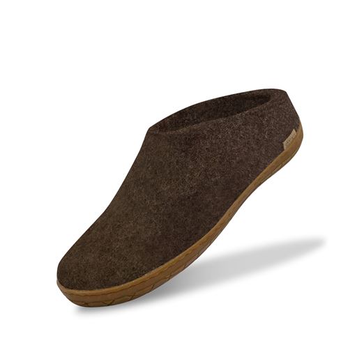 Glerups Slip-on Hjemmesko, Nature Brown, 47