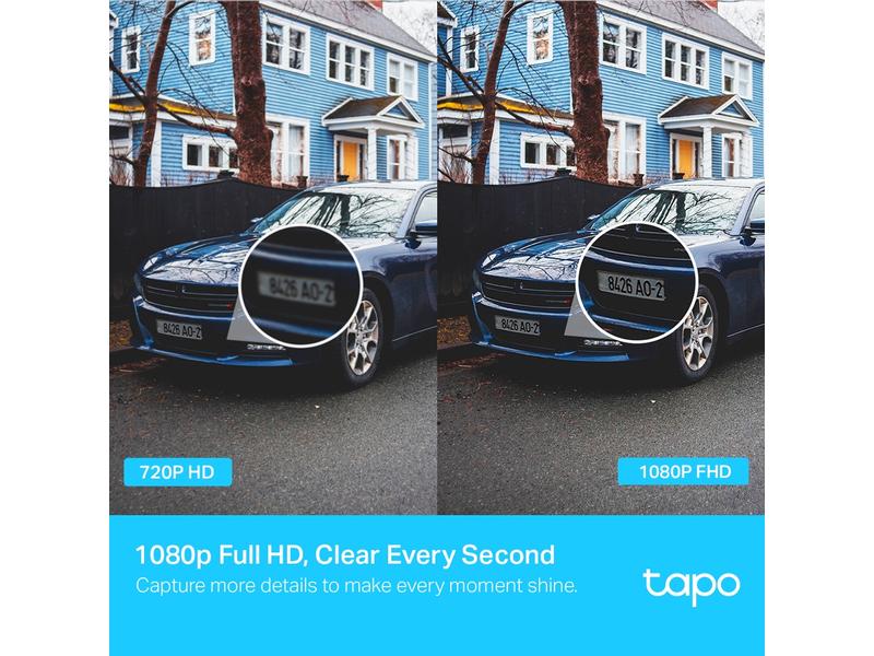 TP-Link Netzwerkkamera Tapo C500 Schwenk-/Neige-Sicherheits-Wi-Fi-Kamera für den Aussenbereich