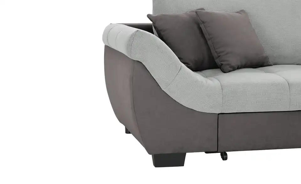 Ecksofa Krissy Grau, Anthrazit rechts