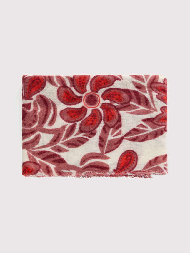 Foulard à imprimé fleuri