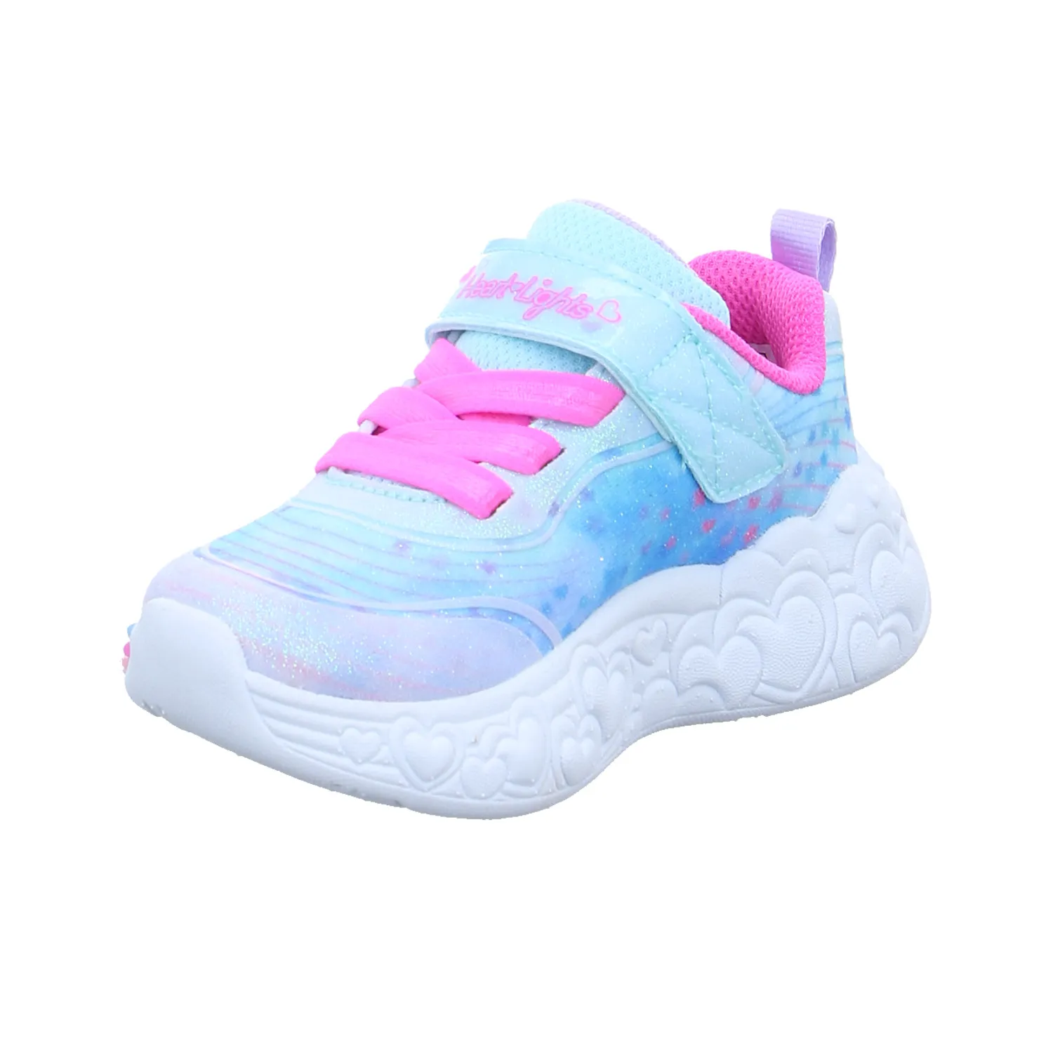SKECHERS Baby-Sport-Bottine Hellblau Textil  Sneaker