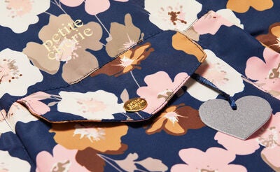 Petite Chérie Atelier Lola Jakke, Navy Big Flower