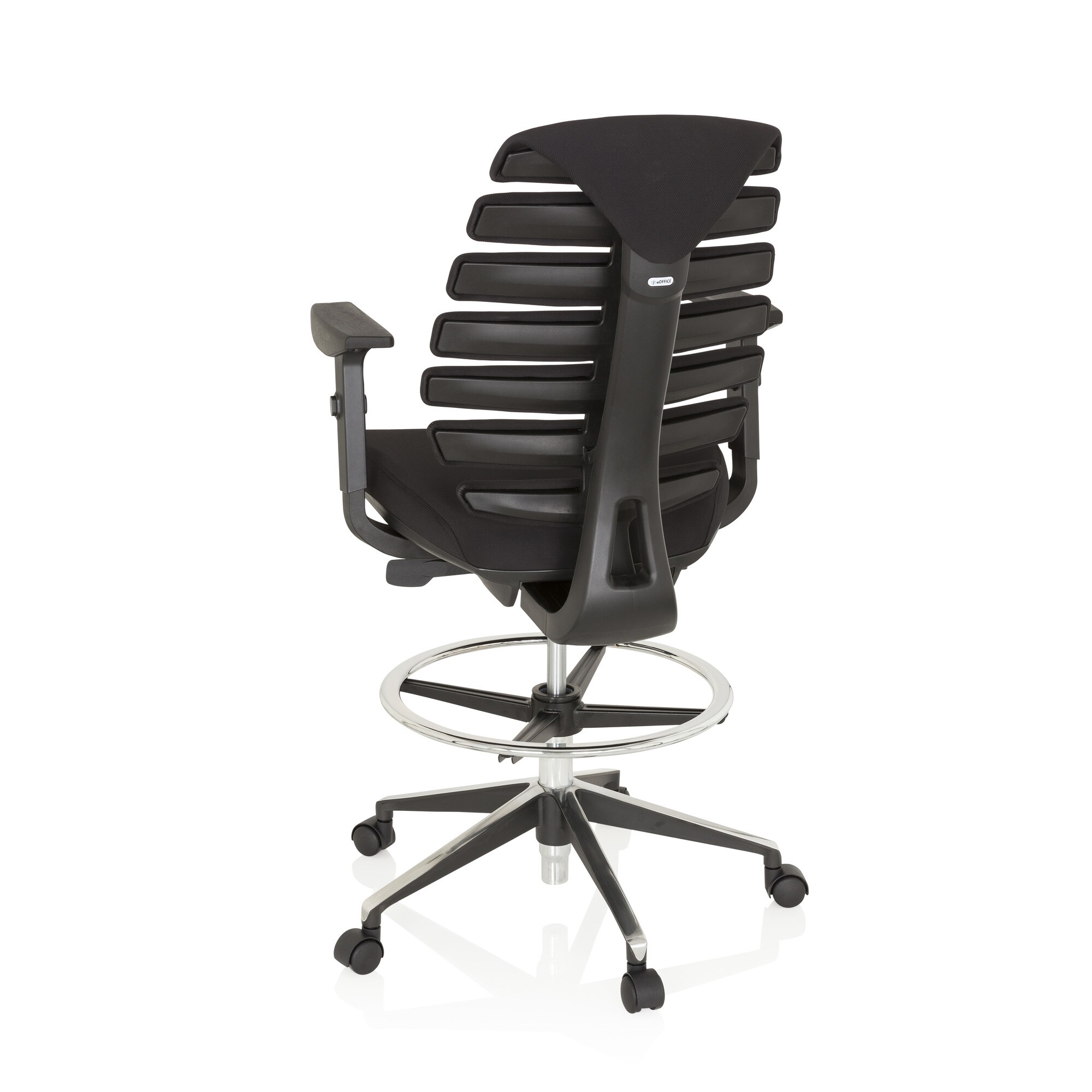 Counterstuhl ERGO LINE II WORK Stoff mit Armlehnen (höhenverstellbar) hjh OFFICE