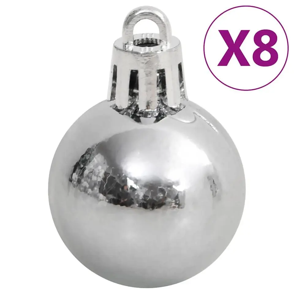 vidaXL - Kerstballenset - Multikleur - Polystyreen