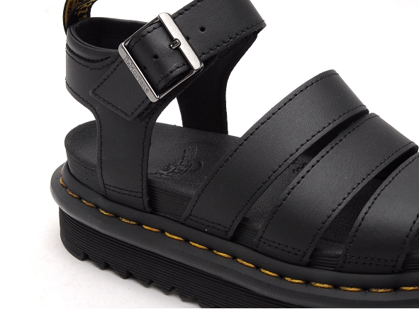 Dr martens nu pieds plats femme blaire noir