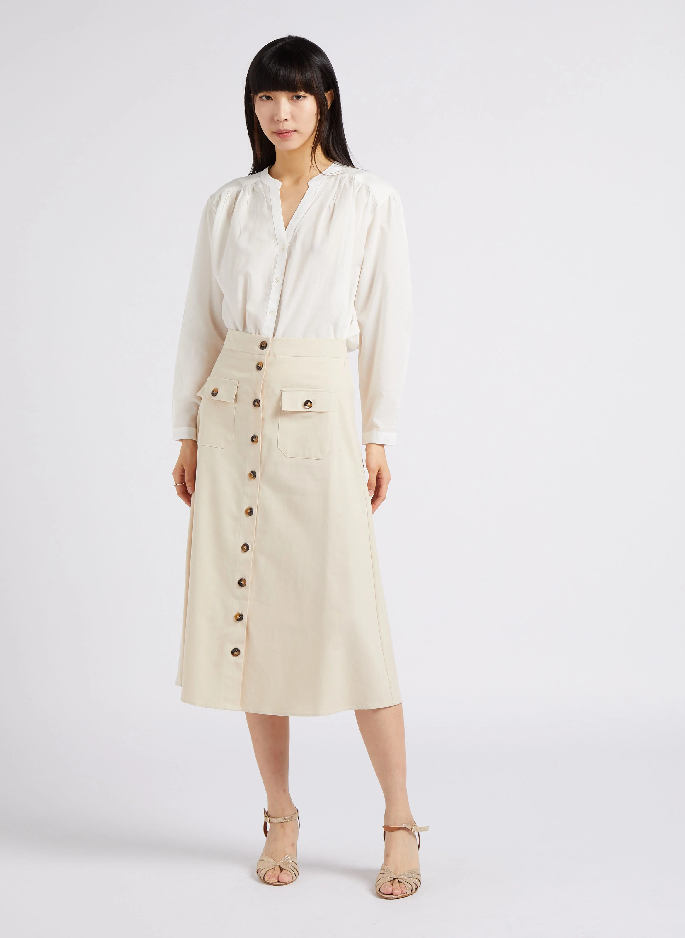 BOLIA - Blouse ample en coton| Blanc