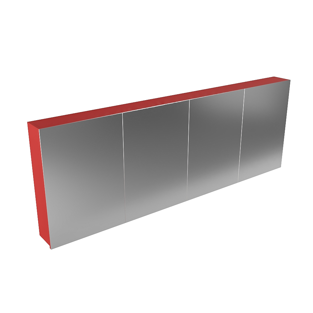 Mondiaz Cubb spiegelkast 200x70x16cm fire met 4 deuren