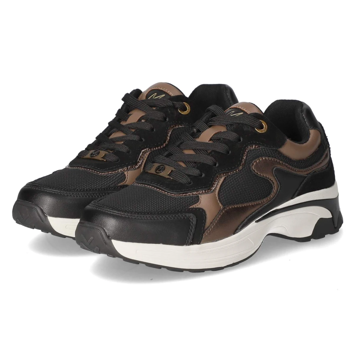 MexxLow Sneaker PORTIA LOVE - Black/Brown