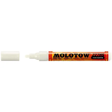 Molotow Permanentmarker ONE4ALL 227 HS, nachfüllbar, 4 mm, naturweiß
